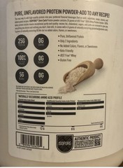2- 16 Oz ISOPURE Zero Carb Whey 25g Serving Protein Isolate Powder -Unflavored