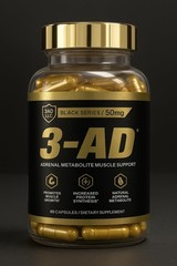 3-AD Black Series- Patented Mens Performance Vitality Supplement – Muscle, S…