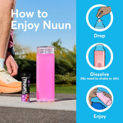 Nuun Energy Electrolyte Tablets Caffeine Mixed Flavors, 40 Servings