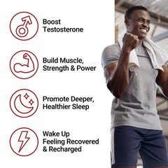 Test X180 PM Testosterone Booster Men Sleep Support Muscle Recovery 120 Tablets