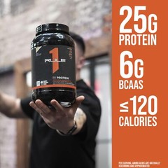 Rule 1 R1 Protein Vanilla Creme – 5.03 lbs Powder – 25g Whey Isolate & Hydrol…