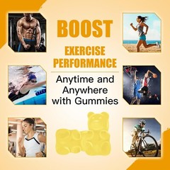 ElevateLife Creatine Monohydrate Gummies 5000mg for Men & Women Chewable 90