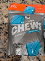 Gatorade Energy Chews Cool Blue Caffeine Free 2 Pack 60 Chews Total Exp 02/2027
