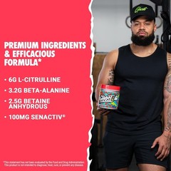 GHOST Legend Pre-Workout Powder, Blue Raspberry – 30 Servings – Pre-Workout for