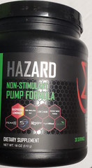 MFIT SUPPS – HAZARD Non-Stimulant Pump Formula – Raspberry Lemonade – Exp 2/2026
