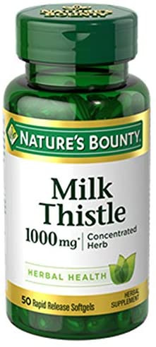 Nature’s Bounty Milk Thistle 1000 mg, 50 softgels