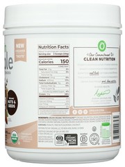 Orgain Creamy Chocolate Plant Protein Powder Organic Simple 20 Ounce 1 Pack