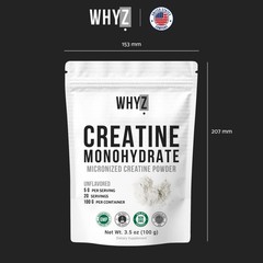 Creatine Monohydrate Powder, Micronized, Unflavored Creatine for Men & Women,…