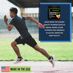 Pre Workout Powder – L-Arginine – L-Citrulline – Nitric Oxide Booster Creatine