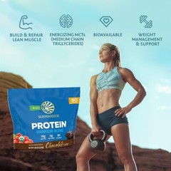 Vegan Organic Protein Powder Plant-based BCAA Amino Acids Soy Free 2.25 kg