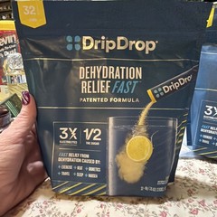 DripDrop Hydration Packets Lemon Electrolytes Powder Drink Mix 32 Sticks 2027