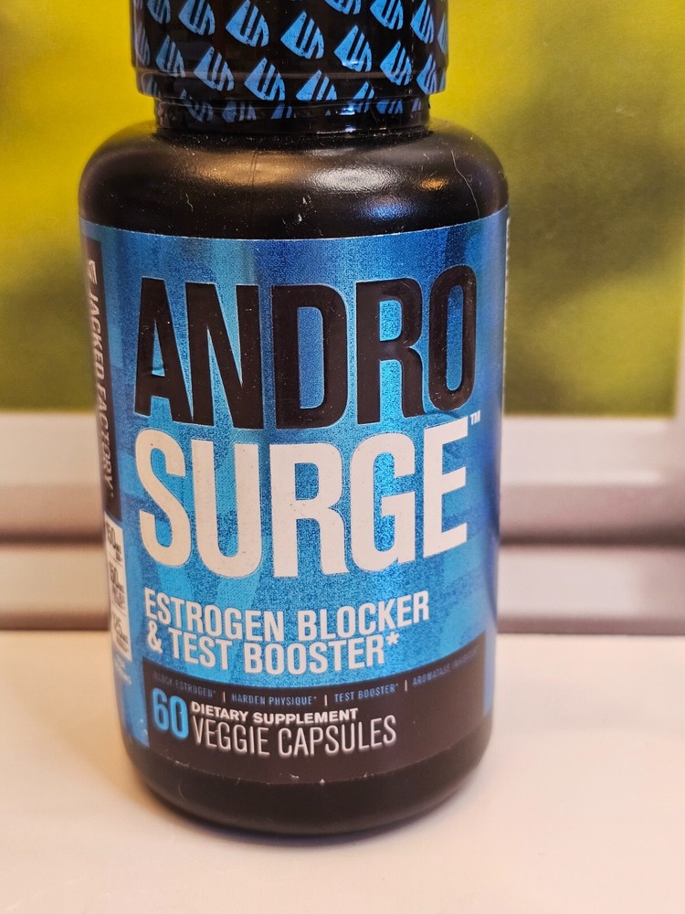Androsurge Estrogen Blocker for Men – Natural Testosterone Booster for Men 06/26