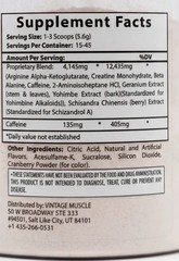 Vintag3D Ultimate Pre-Workout Matrix W/Geranium By Vintage Muscle💪🏛️🧪💥🍧