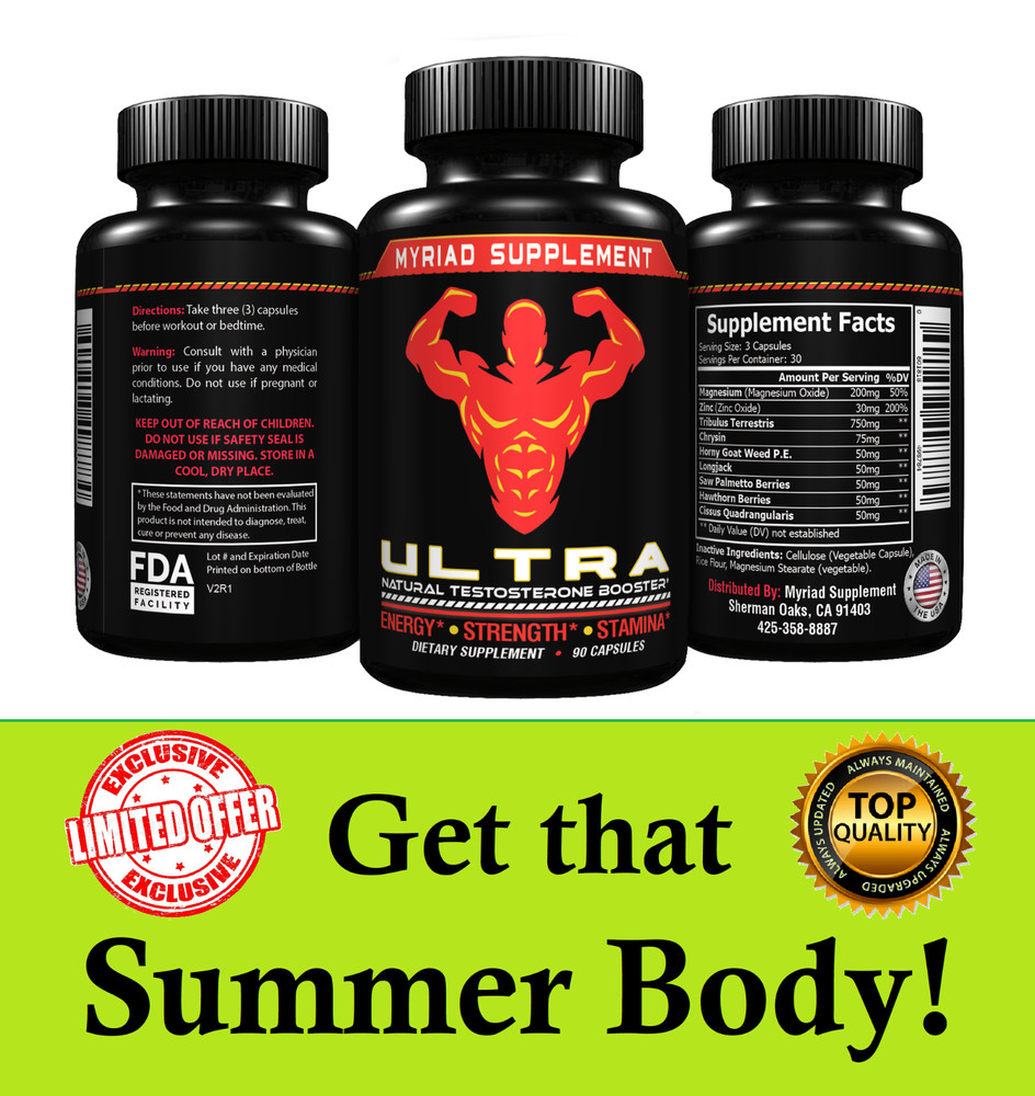 Testosterone Booster for Men STAMINA, ENERGY, STRENGTH Libido, Performance