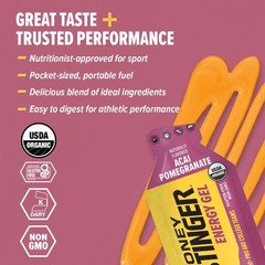 Honey Stinger Organic Acai Pomegranate 1.1 Ounce (Pack of 24), Multicolor