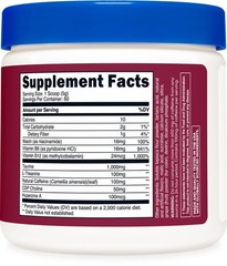 Nutricost Energy Drink Powder (Grape) (60 SERV) | Pre Workout Supplement