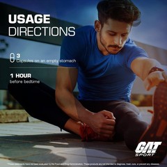GAT Sport Essentials ZMAG-T Zinc, Magnesium, B6 + 90 Count (Pack of 1), Red