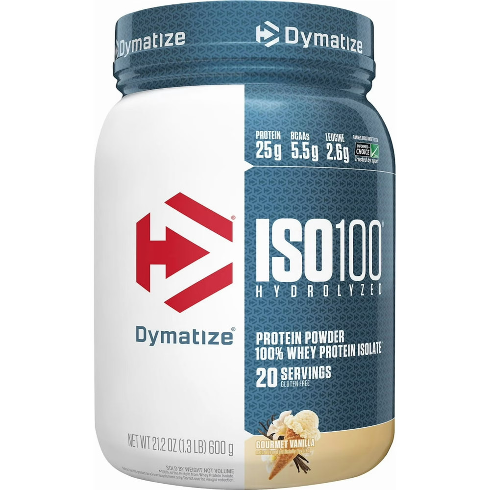 SALE! Dymatize ISO100 Hydrolyzed Whey Isolate Protein Powder Vanilla 20 Servings