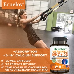 VITAMIN K2 MK7 + D3 2-IN-1 CALCIUM SUPPORT-Bone&Joint Health-teeth health