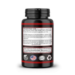 TURKESTERONE 1200mg AKA Ajuga Turkestanica Standardized to 10% 180 Caps By SMS