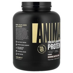 Universal Nutrition Animal Whey Isolate Loaded Protein Powder – 54 Servings