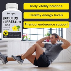Tribulu Terrestris 1500mg per serving Minimum 45% Saponins Extract with Zinc