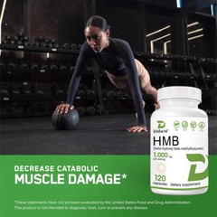HMB (Beta-Hydroxy Beta-Methylbutyric) 1000mg 30 To 120 Capsules, Muscle Growth