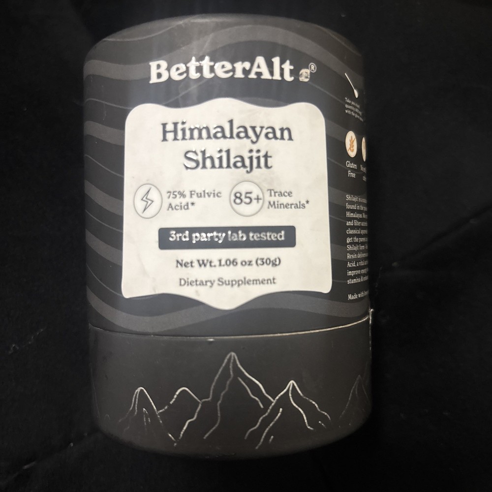 Better Alt Himalayan Shilajit – 85+ Trace Minerals 75%+ Fulvic Acid BetterAlt