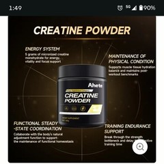 Creatine Monohydrate Powder 60 Servings 2 Month Supply Fast Absorbed