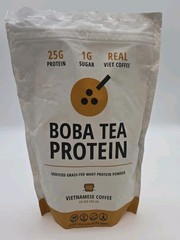 Boba Tea Protein Whey Protein 2.08 Lbs Vietnamese Coffee Exp 4/27 Sealed