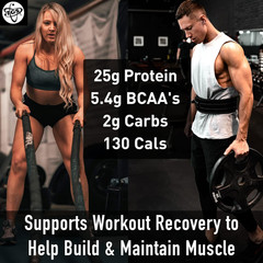 Whey Protein Powder Unflavored Unsweetened 2lb Soy Free Gluten Free Keto