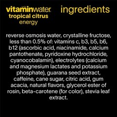 Vitaminwater 6‑Flavor Variety or Sampler Pack – 20oz Bottles –