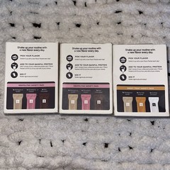 Lot Of 3 Gainful Flavor Packets, 14 Per Box – See Pic For Flavors – Exp 08/2026
