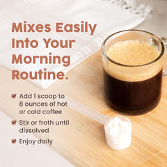 Vanilla Chai Keto Coffee Creamer, 20 Servings – MCT Oil & Collagen Protein, Suga