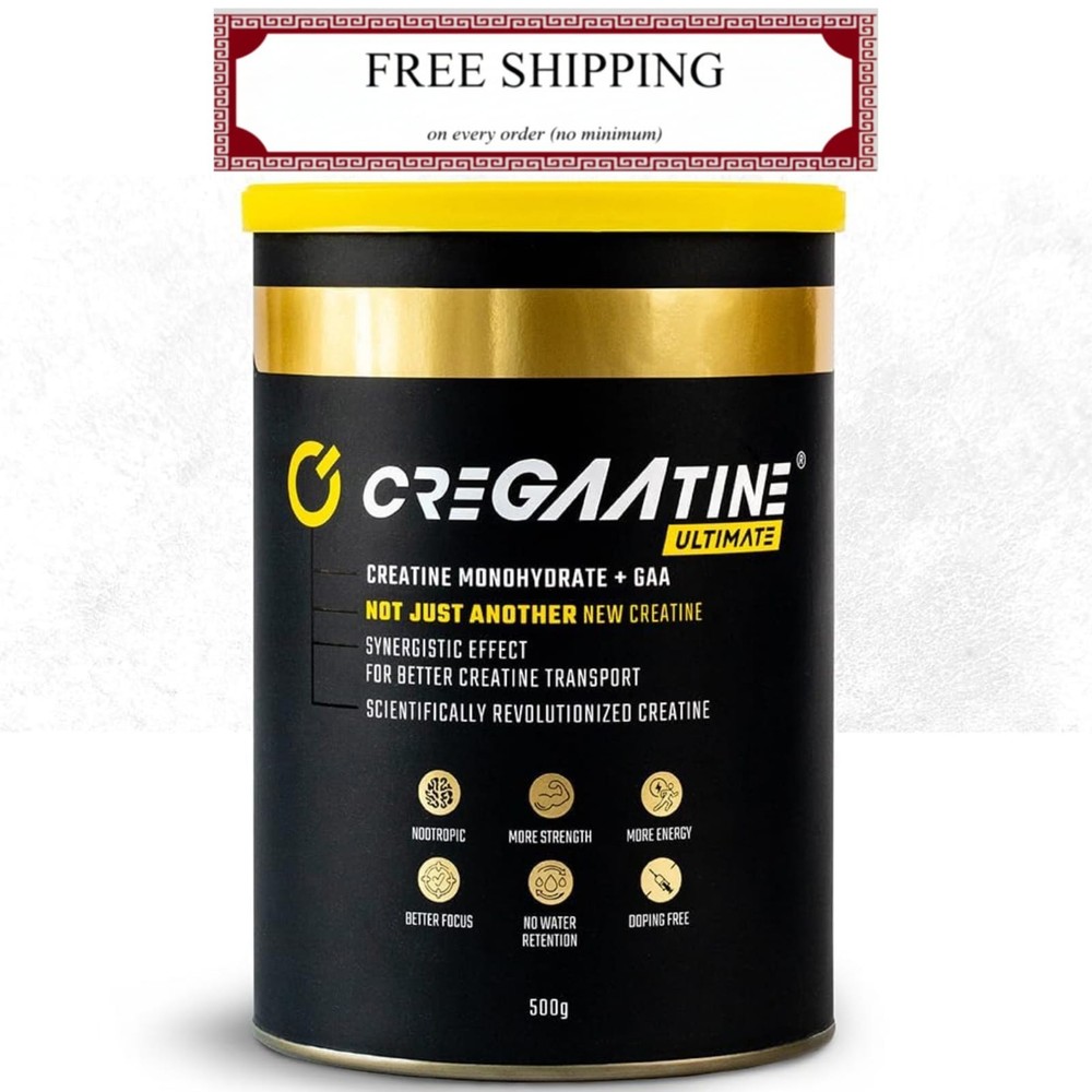 CreGAAtine Ultimate Creatine + GAA 500g 166 Servings Muscle Strength…