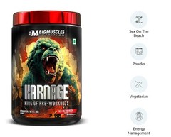 Bigmuscles Nutrition Karnage Pre workout Supplement (60 Servings) Dope Free,300g