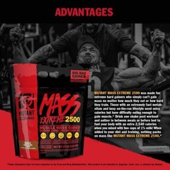 Mutant Mass Extreme Gainer – Whey Protein Powder – Build Muscle Size and Strengt