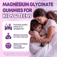 NextDia Magnesium Glycinate Gummies for Teens & Kids | High Absorption Chelated