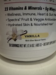 GNC Women’s Multi Powder Dietary Supplement Vanilla 30 Serving 17.14 Oz L@@K !!