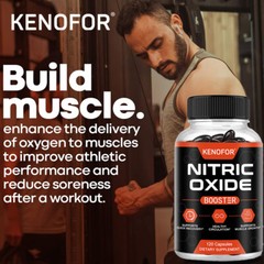 Nitric Oxide Booster L-Arginine, L-Taurine 60/120 Caps Sexual Health Support