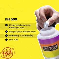 Precision Hydration Electrolyte Tablets, Yellow Tube, 500mg/L