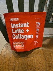 Strong Coffee Co. Vanilla Instant Latte | Organic Coffee with Collan