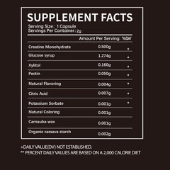 ESUNM Creatine Monohydrate Gummies,Strawberry flavor,150 Servings