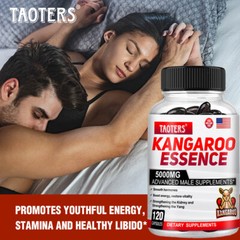New Zealand Kangaroo Essence w/ Maca 120 Capsules Support Men’s Health – NEW