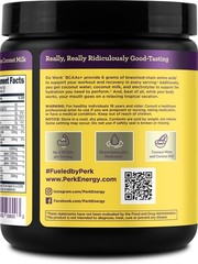 Perk Do Work BCAAs + Hydration Electrolytes Powder Lemon Tart Flavored 20 servs
