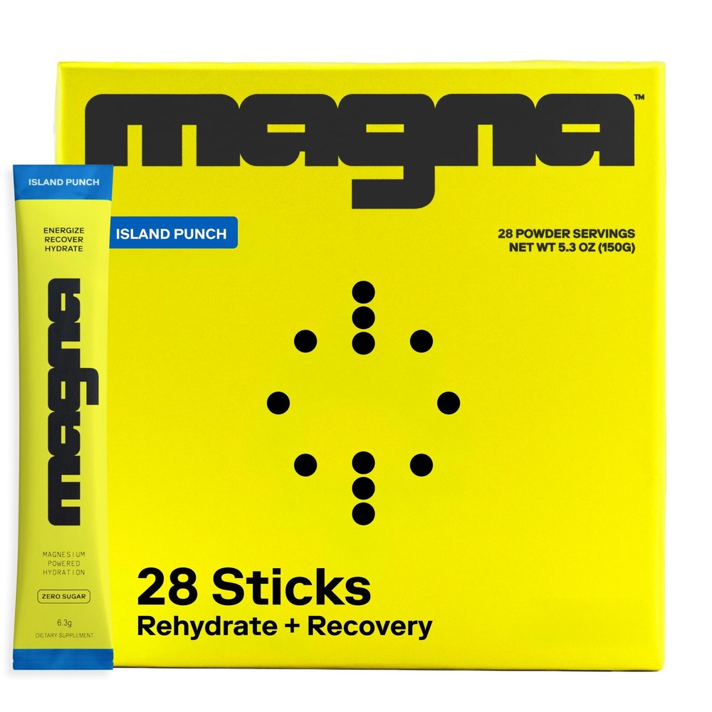 MAGNA Electrolytes Powder Drink Mix for Hydration, Energy & Focus 28 Servings