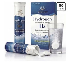 Hydrogen Water Tablets Hydrogen Tablets for Drinking Water, H2 Supplement 90 Tab