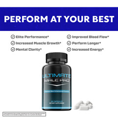 Ultimate Male Pro Pills – Ultimate Male Pro Vitality Supplement ORIGINAL -2 Pack