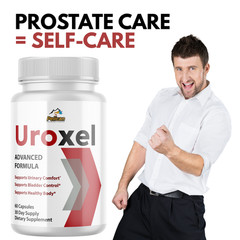 Uroxel- Prostate & Urinary Support- 3 Bottles- 180 Capsules