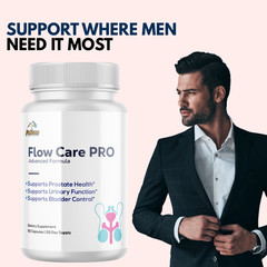 Flow Care PRO- Prostate Support- 3 Bottles- 180 Capsules
